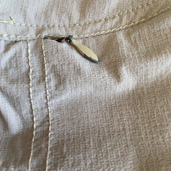 beige athletic miniskirt with built in shorts - Picture 3 of 7